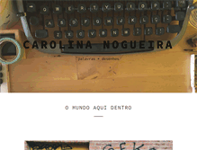 Tablet Screenshot of carolinanogueira.com